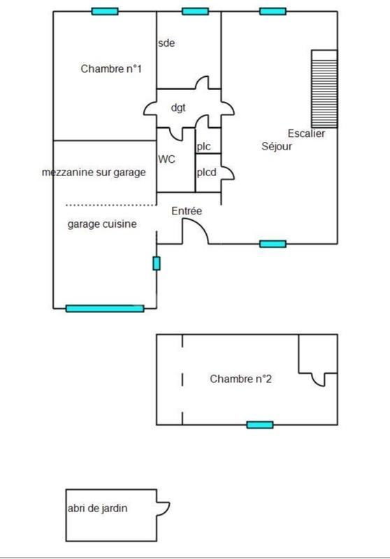 Maison - 75 m² - 3 pièces