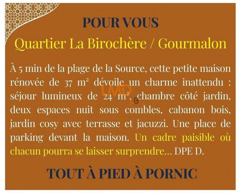 Maison - 37 m² - 2 pièces