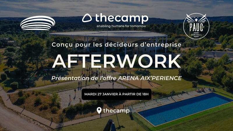 Afterwork du 27 janvier : thecamp X arena X Pauc