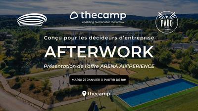 Afterwork du 27 janvier : thecamp X arena X Pauc