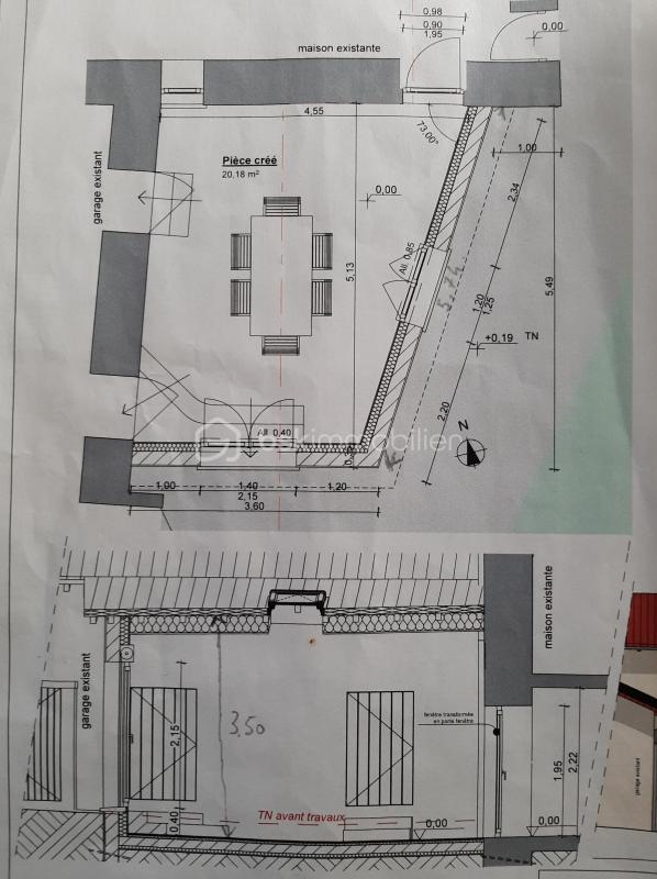 Maison en pierre - 79 m² - 3 pièces
