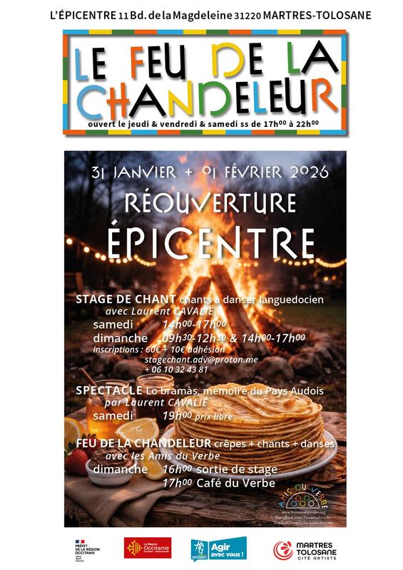 Le Feu de la Chandeleur - Réouverture Epicentre