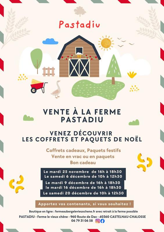 Vente à la ferme - Pastadiu