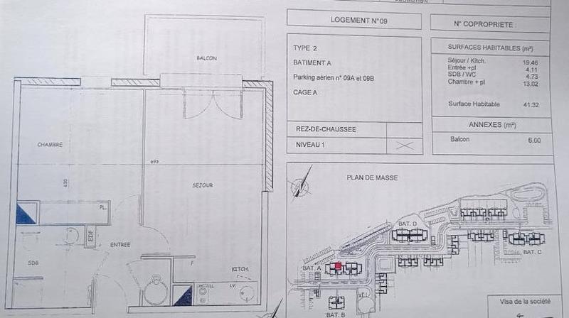 Appartement - 41 m² - 2 pièces