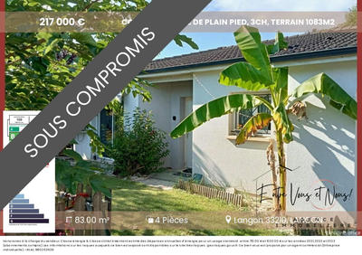 Maison contemporaine - 83 m² - 4 pièces