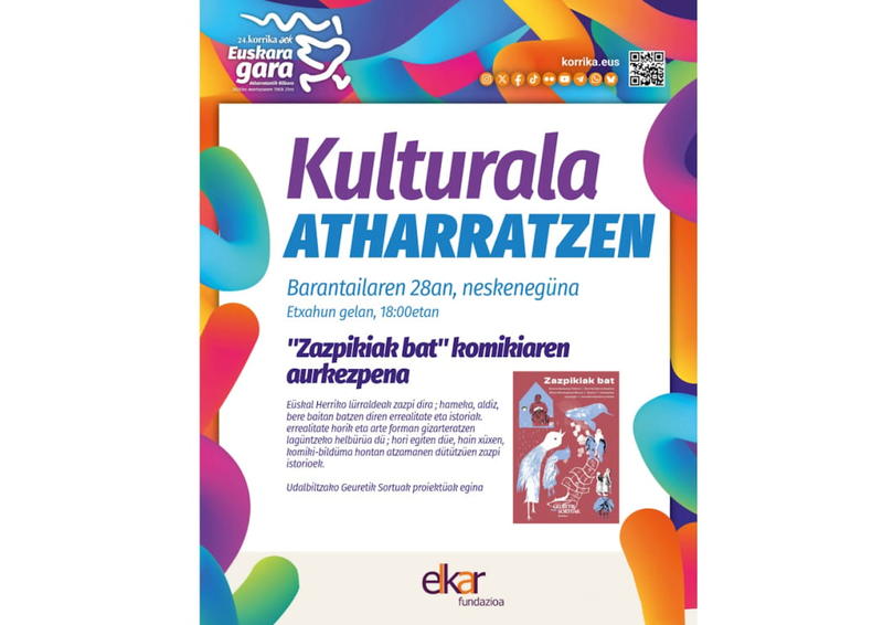 Korrika kültürala : présentation Bd zazpikiak bat