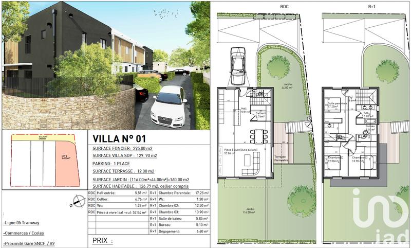 Maison - 127 m² - 5 pièces