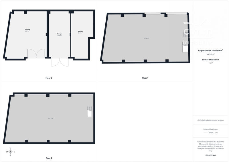 Maison ancienne - 300 m² - 3 pièces