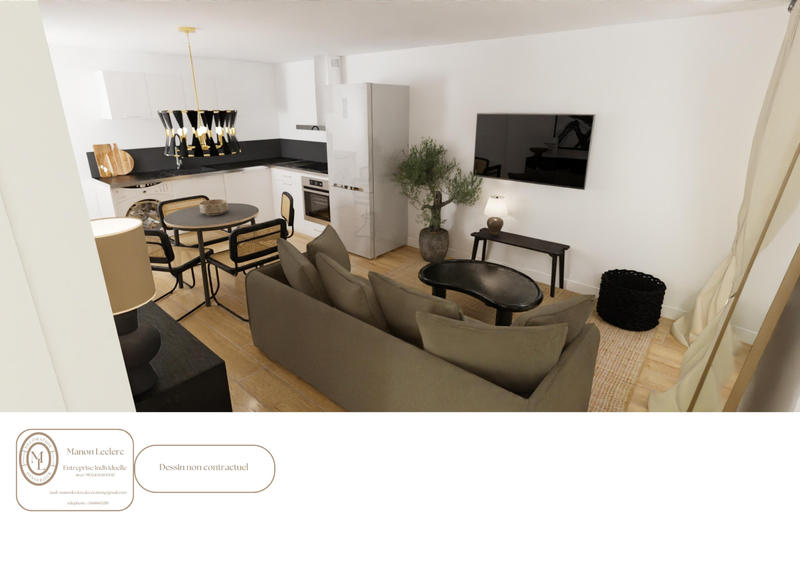 Appartement - 45 m² - 3 pièces