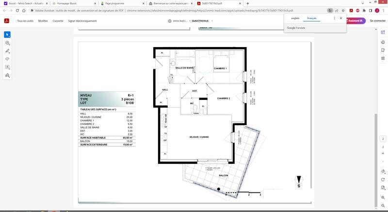 Appartement - 65 m² - 3 pièces