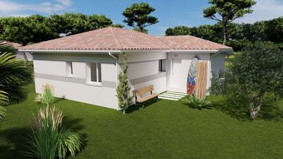 Maison - 60 m² - 3 pièces