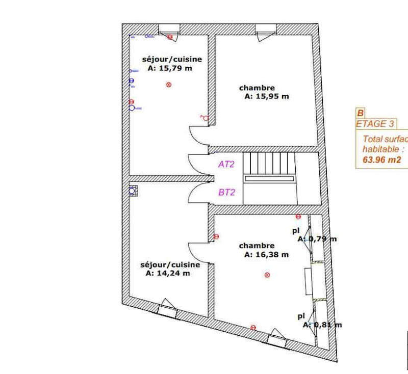 Immeuble - 238 m² - 10 pièces