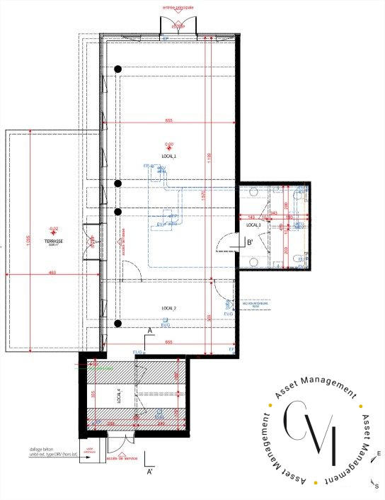 Local commercial - 133 m²