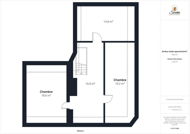 Maison ancienne - 116 m² - 6 pièces