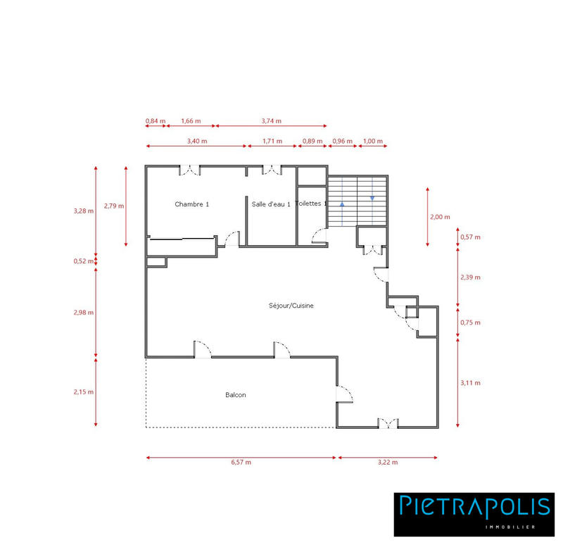 Appartement - 113 m² - 5 pièces
