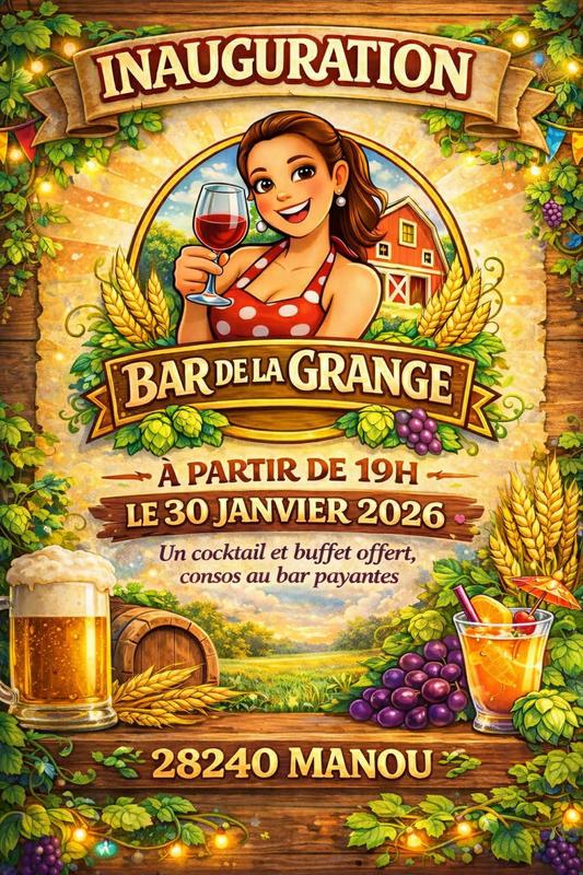 Inauguration ouverture Bar de la Grange