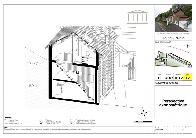 Maison - 51 m² - 2 pièces