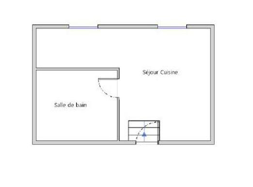 Appartement - 22 m² - 1 pièce