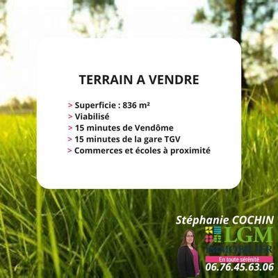 Terrain constructible - 836 m²