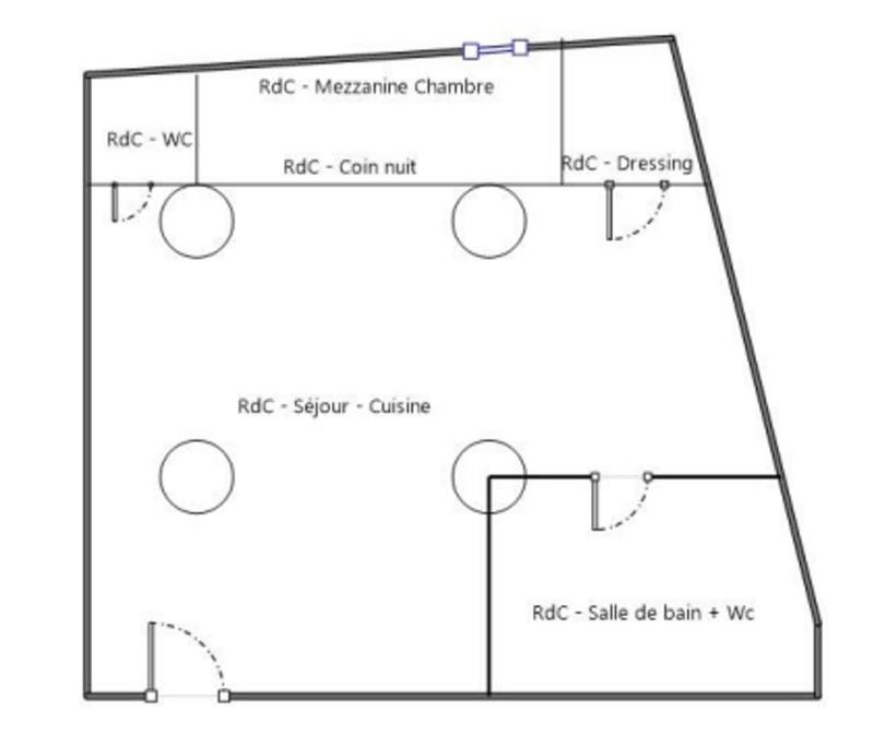 Loft - 123 m² - 3 pièces