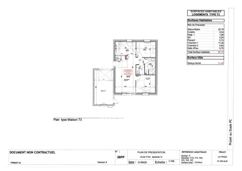 Maison - 65 m² - 4 pièces