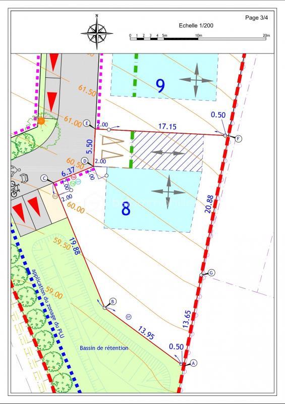 Terrain constructible - 554 m²