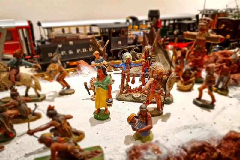 Exposition de jouets anciens