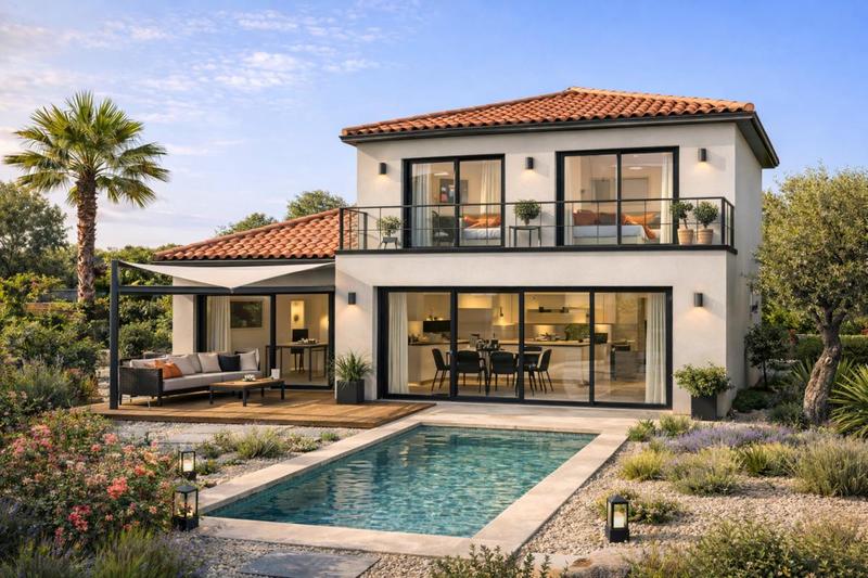 Maison - 90 m² - 5 pièces