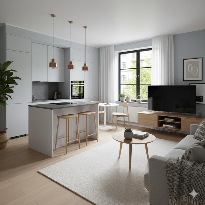 Appartement - 50 m² - 2 pièces