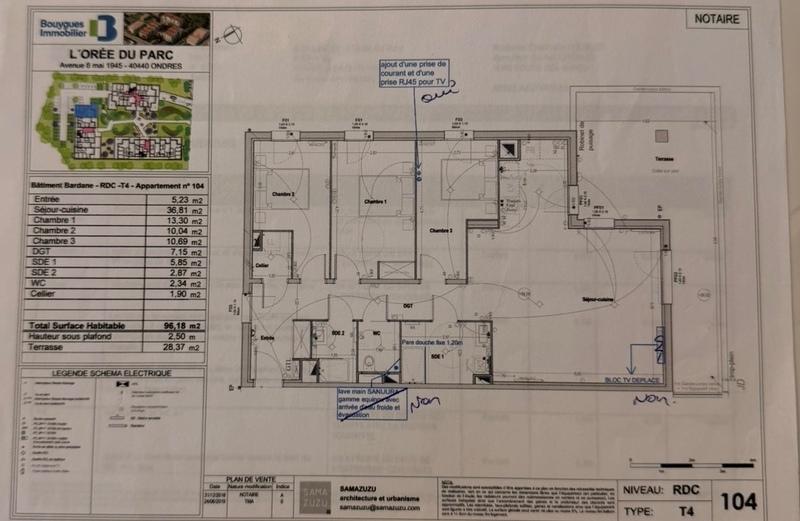 Appartement - 97 m² - 4 pièces