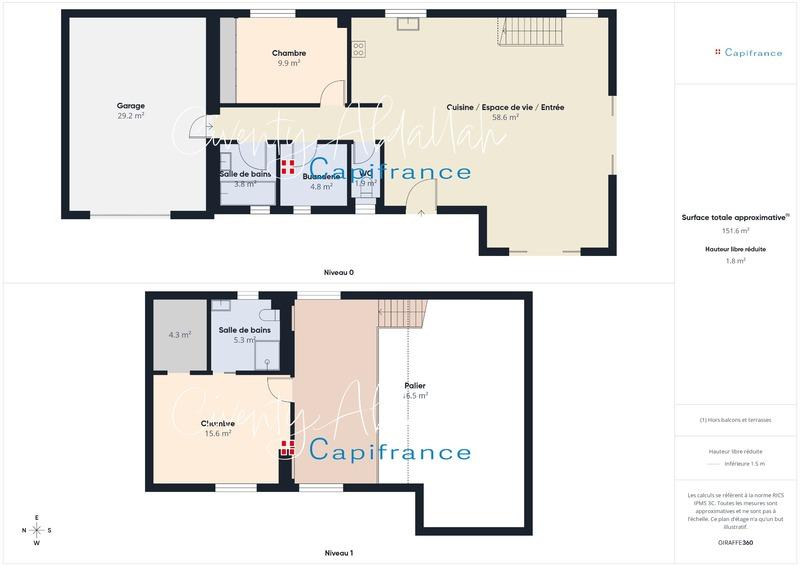 Maison - 122 m² - 3 pièces