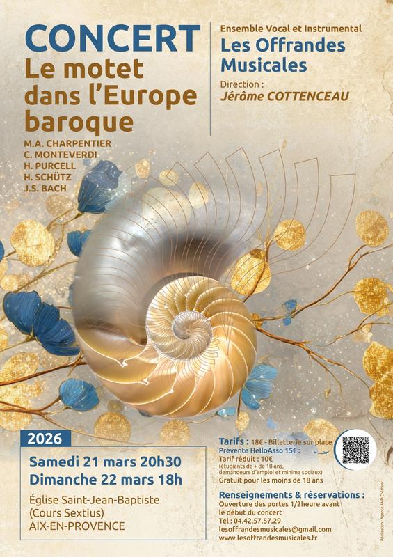 Concert : le motet dans l’Europe baroque