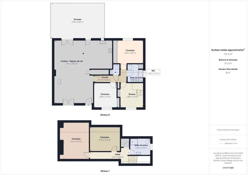 Maison ancienne - 117 m² - 7 pièces