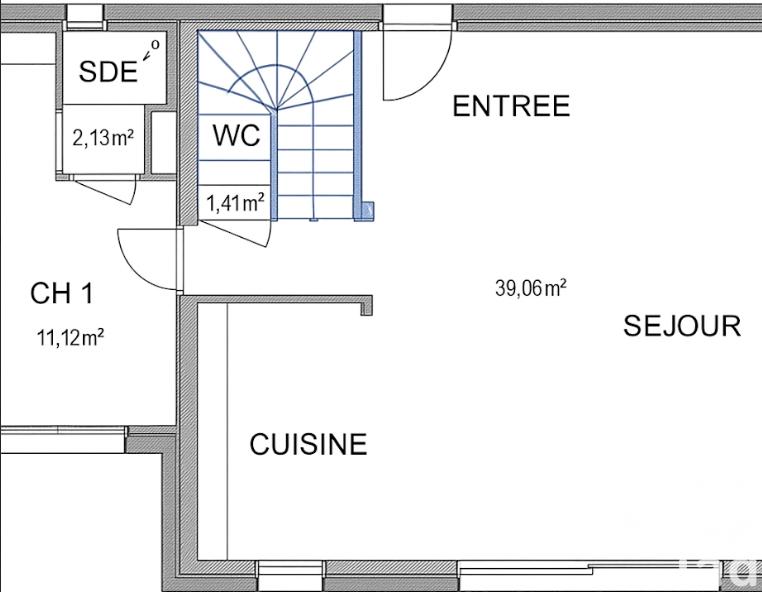 Maison - 103 m² - 5 pièces