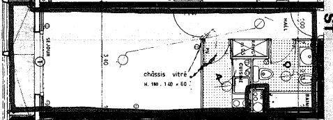 Appartement - 29 m² - 1 pièce