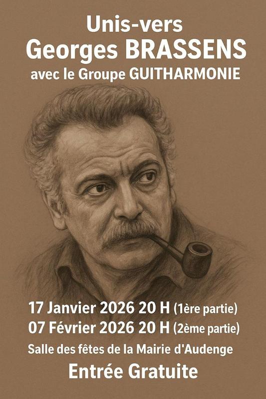 Le groupe Guitharmonie interprète Brassens