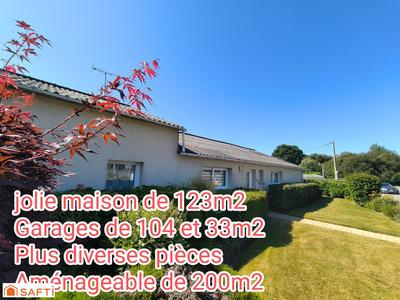 Maison - 123 m² - 5 pièces
