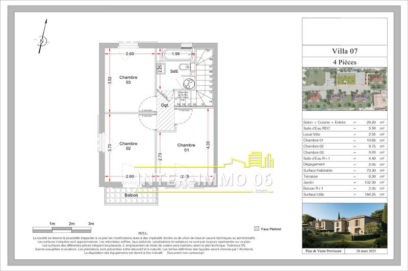 Villa - 73 m² - 4 pièces
