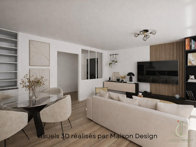 Appartement - 65 m² - 4 pièces