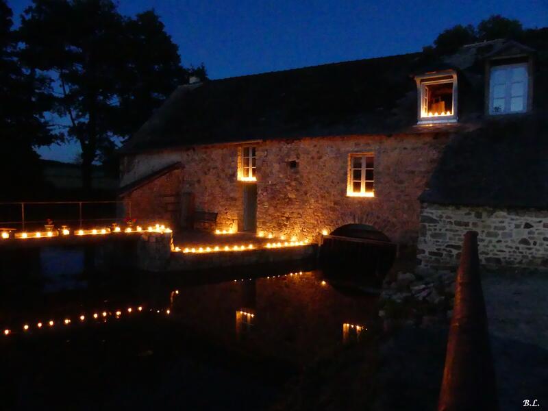 Fête des Lumières et Peintre dans la cité