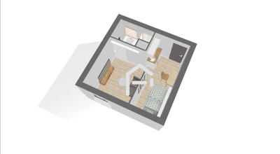 Appartement - 20 m² - 1 pièce