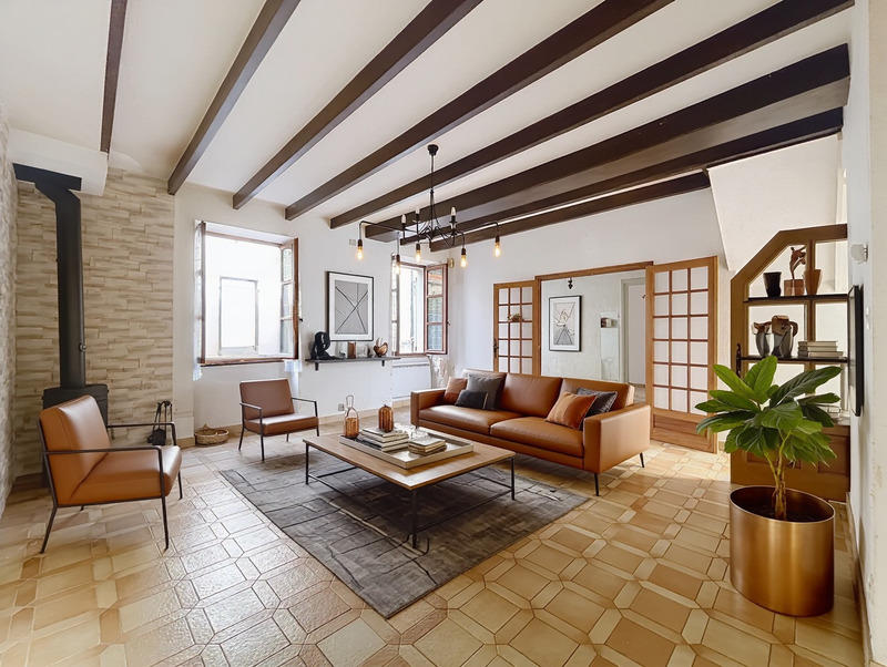 Maison de village - 124 m² - 6 pièces