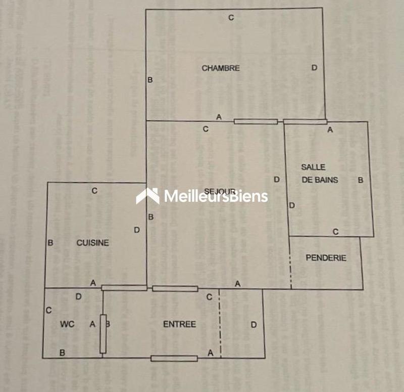 Appartement - 36 m² - 2 pièces