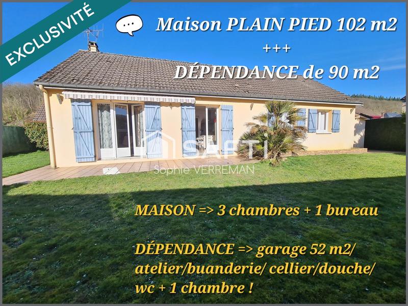 Maison - 102 m² - 6 pièces