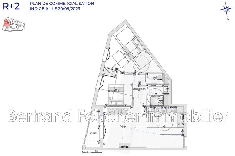 Appartement - 58 m² - 3 pièces