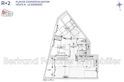 Appartement - 58 m² - 3 pièces
