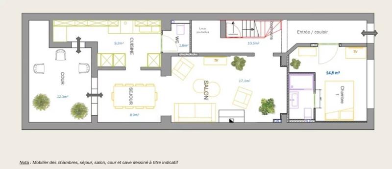 Immeuble - 207 m² - 12 pièces