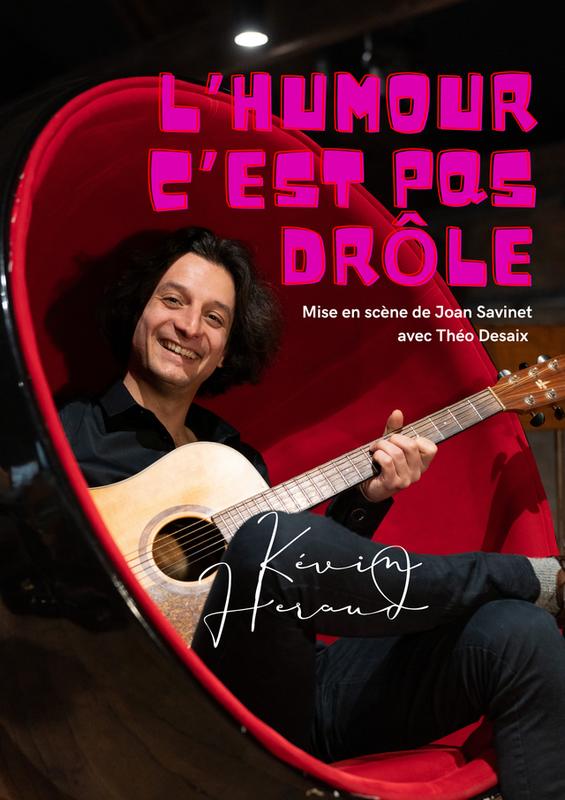 Théâtre stand up l'humour, c'est pas drôle à l'Ébénisterie