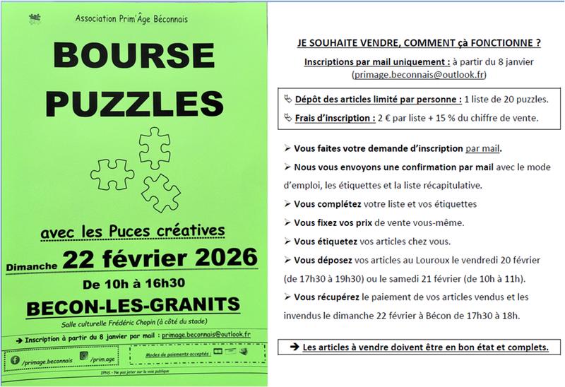 Bourse aux puzzles