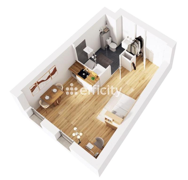 Appartement - 29 m² - 1 pièce